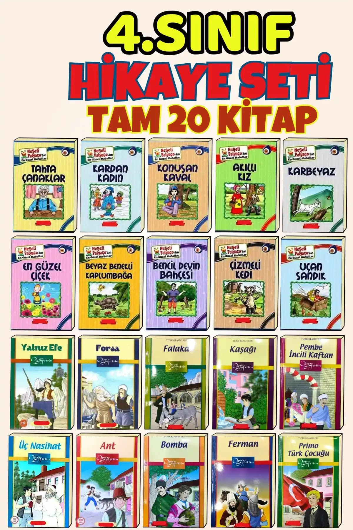 Türk Dil Kurumu'nun çocuklar için hazırladığı hikaye kitapları seti detayları ve özellikleri