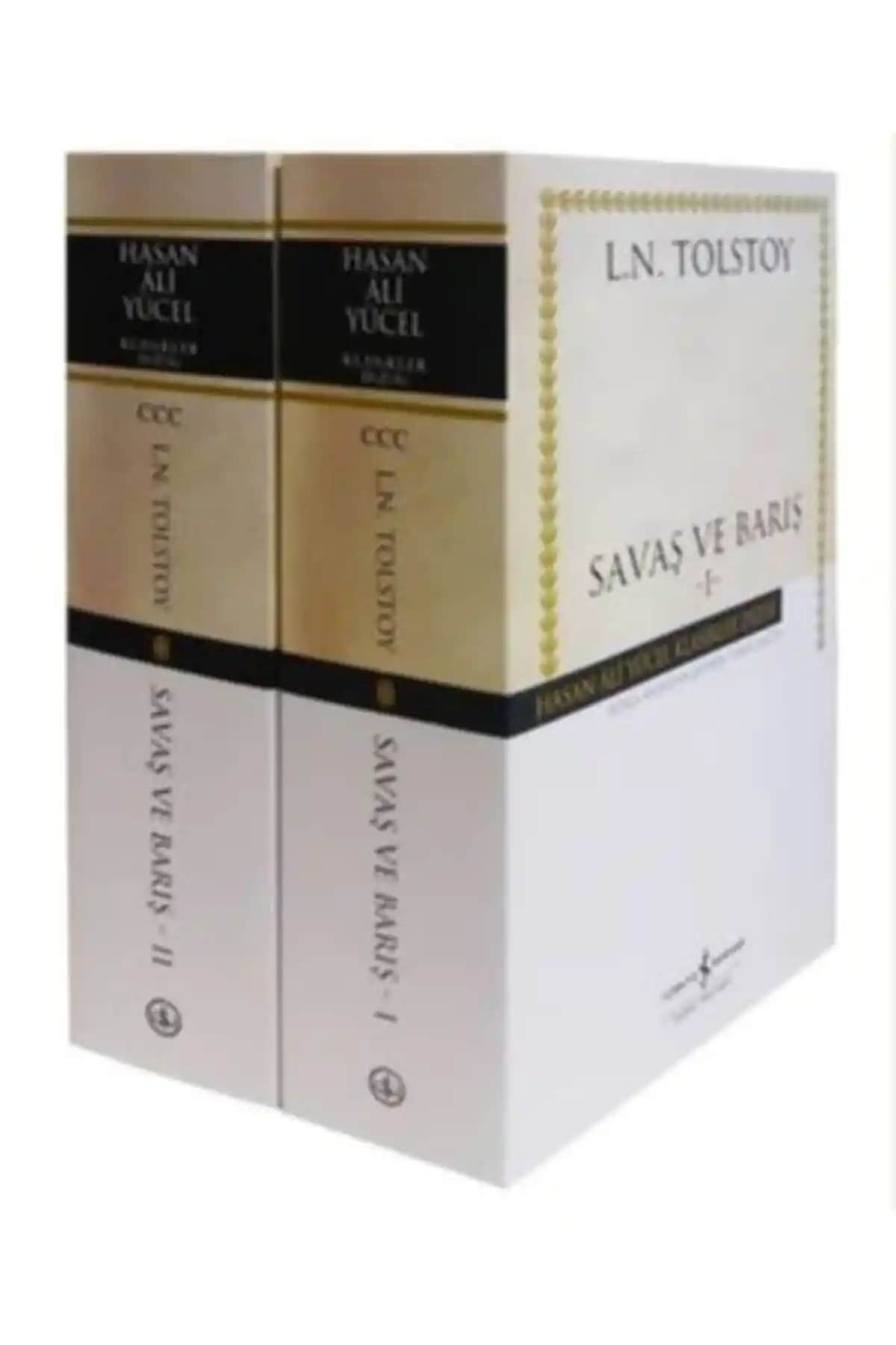 Türkiye İş Bankası Kültür Yayınları Savaş ve Barış İki Ciltlik Klasik Roman Seti 2025 Basımı