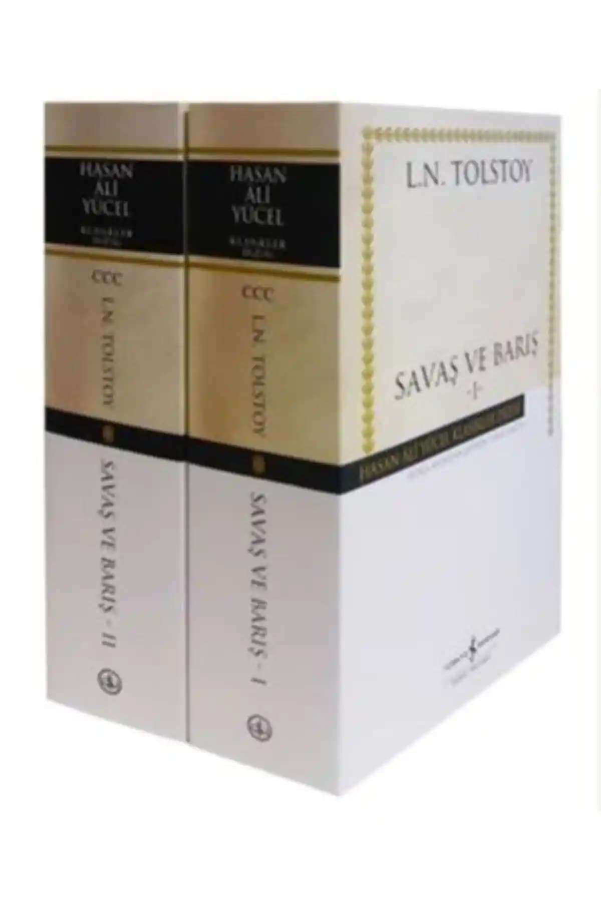 Türkiye İş Bankası Kültür Yayınları Savaş ve Barış İki Ciltlik Klasik Roman Seti 2025 Basımı