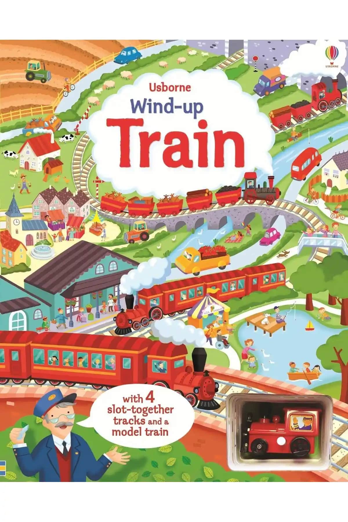 Usborne Rüzgâr Gürültülü Tren Kitabı: Eğlence ve Öğrenmeyi Birleştiren Çocuk Oyuncağı