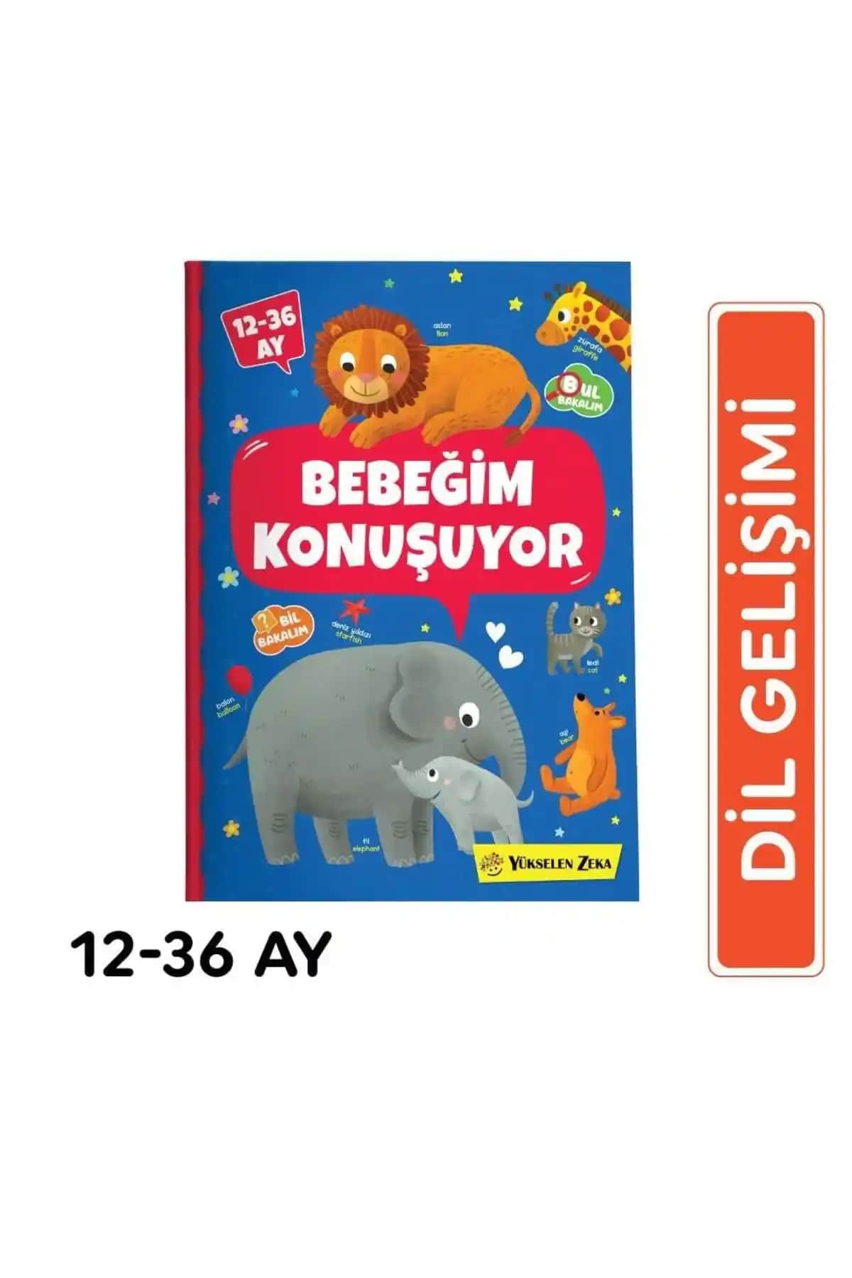 Yükselen Zeka Bebeğim Konuşu Seti: 12-36 Ay Çocuklar İçin Eğitici ve Dayanıklı Eğitim Seti