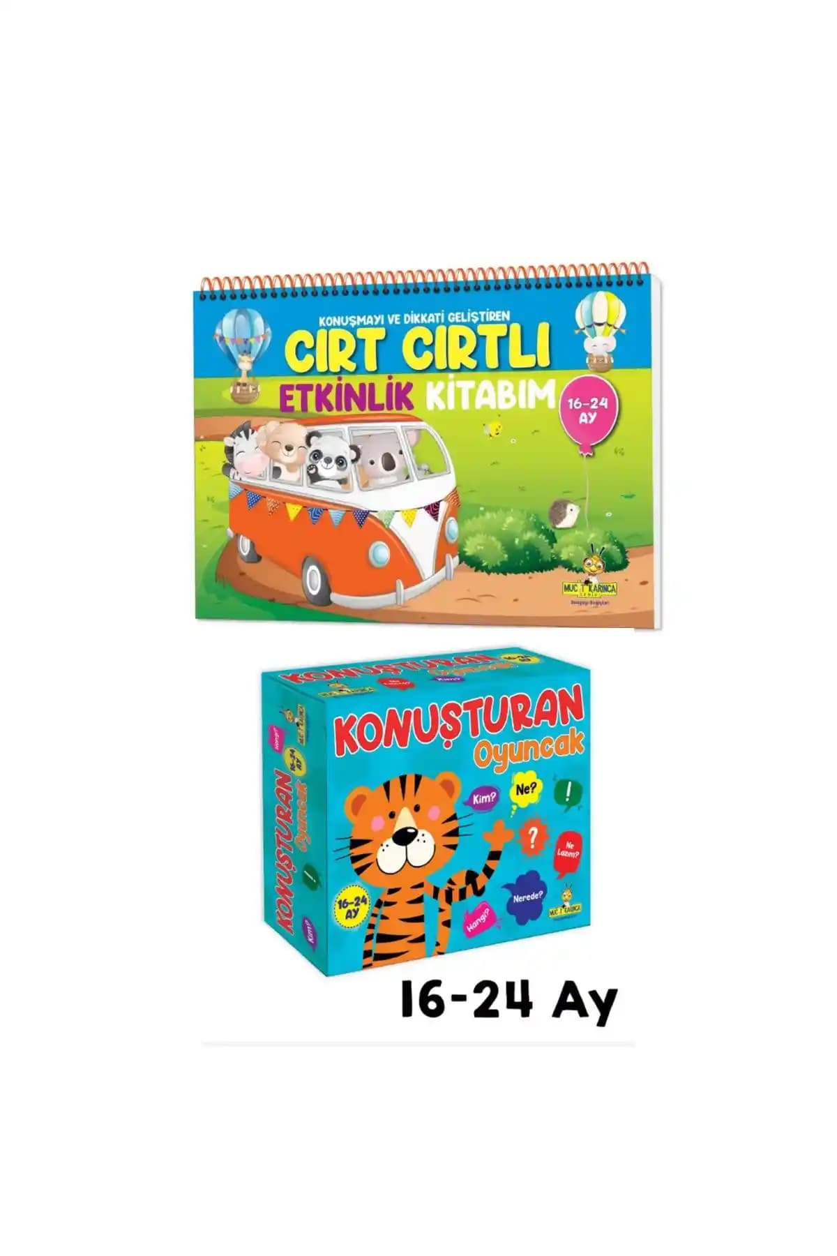 Yükselen Zeka Cırt Cırtlı Etkinlik Kitabım: Çocuklar İçin Eğitici ve Dayanıklı