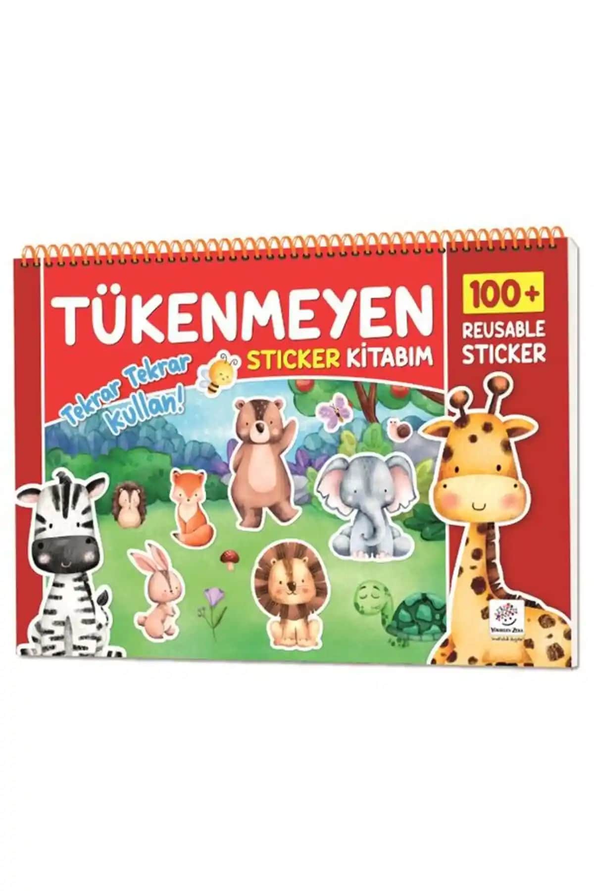 Yükselen Zeka Tükenmeyen Sticker Kitabım: Çocukların Yaratıcılığını Geliştiren Eğitici Oyun Seti
