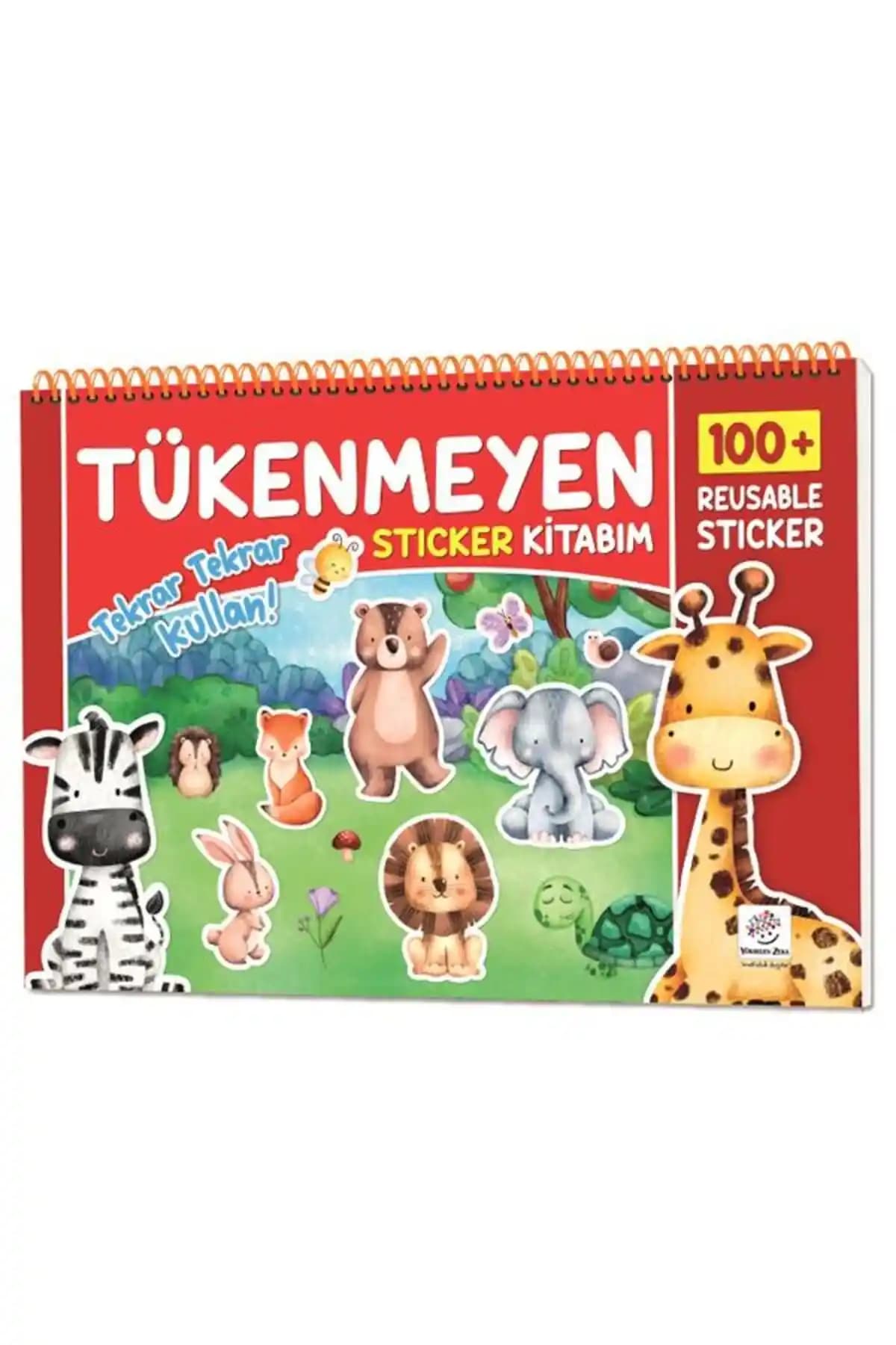 Yükselen Zeka Tükenmeyen Sticker Kitabım: Çocukların Yaratıcılığını Geliştiren Eğitici Oyun Seti