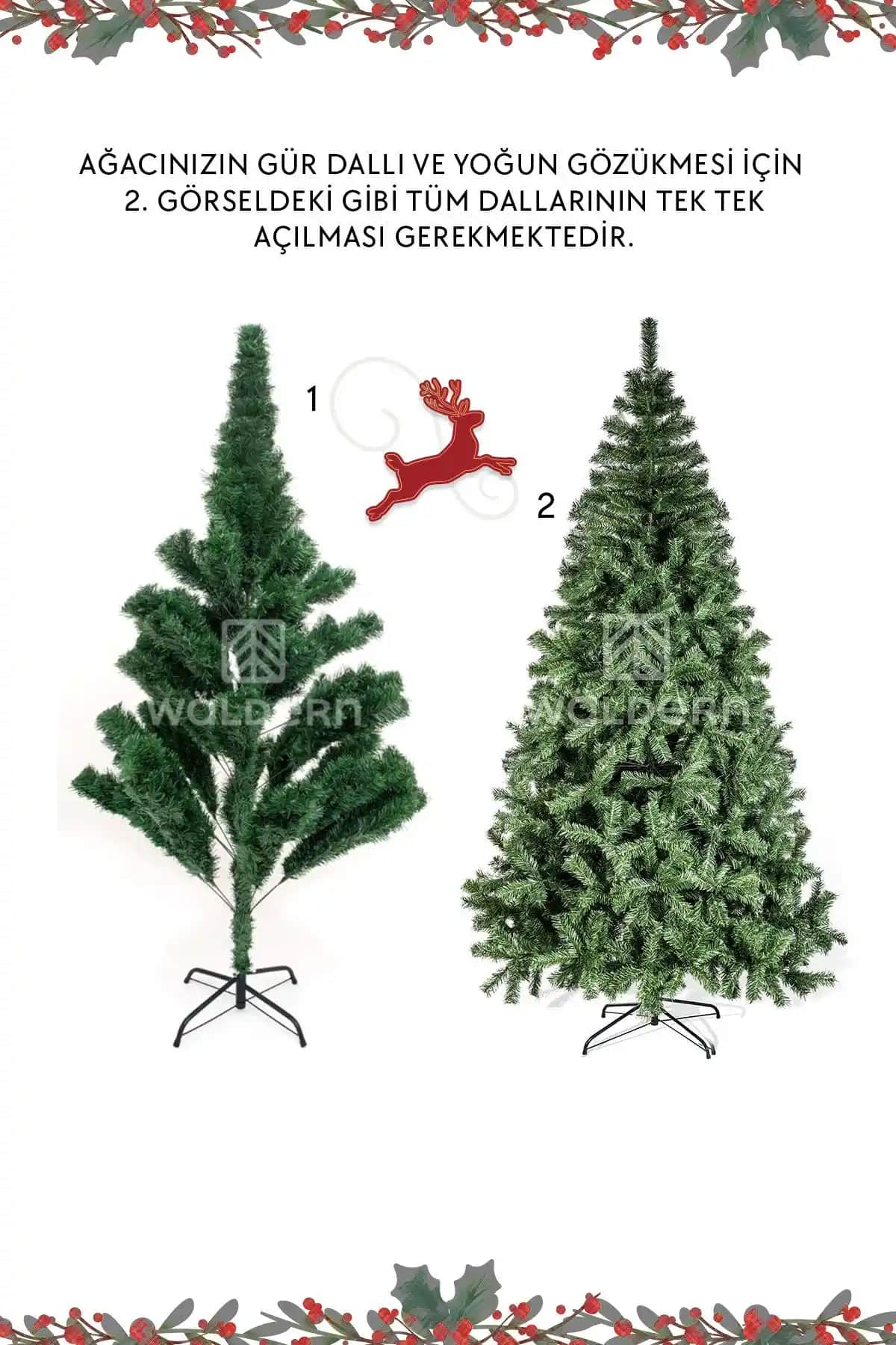 180 cm Boyutundaki Yılbaşı Çam Ağacı Seçenekleri ve Dekorasyon İpuçları