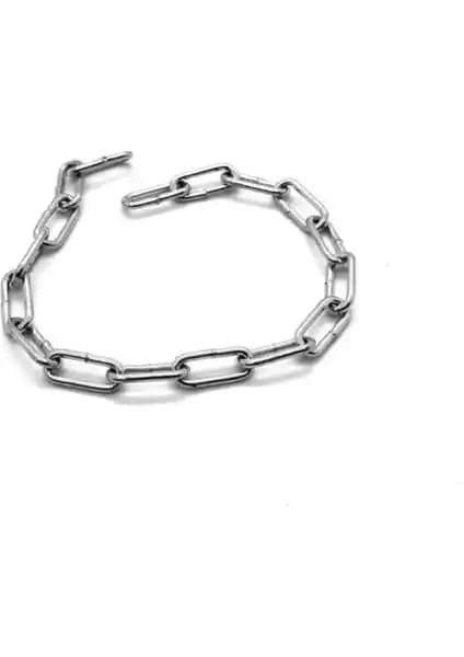 Antalya Kent Ekipmanları 4 mm Galvanizli Sanayi Zinciri Dayanıklılık ve Güvenlik İçin Uygun