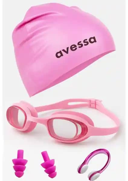 Avessa 4'lü Pembe Deniz Havuz Seti: Yüzme Güvenliği ve Konforu İçin Komple Çözüm