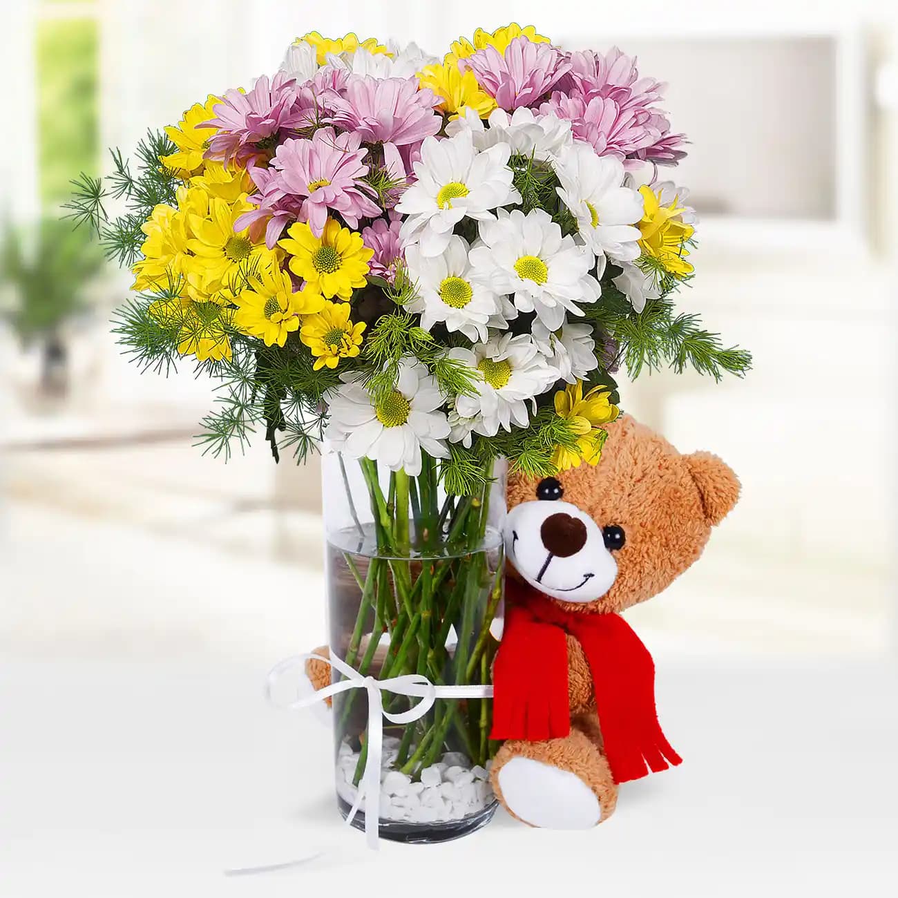 Çiçek Sepeti Ayıcık Figürleriyle Dekorasyonda Sıcacık ve Sevimli Dokunuşlar