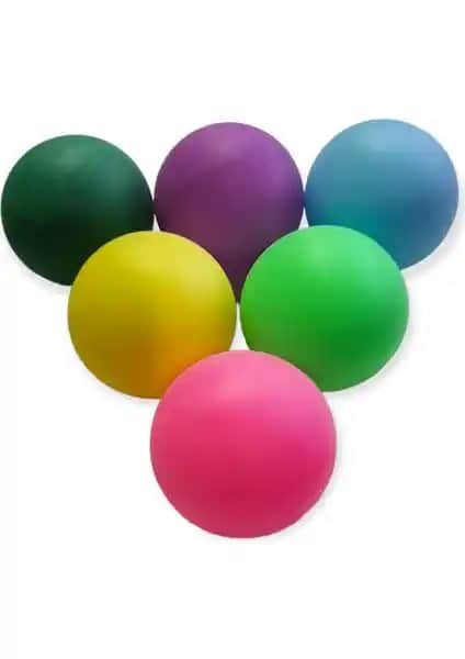 Cmk Renkli Pinpon Topu 6'lı Paket: Çok Yönlü ve Dayanıklı Oyun Seti