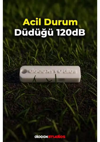 Docox Studios Acil Durum Düdüğü Güvenlik ve Pratiklik İçin Yüksek Sesli Taşınabilir Çözüm