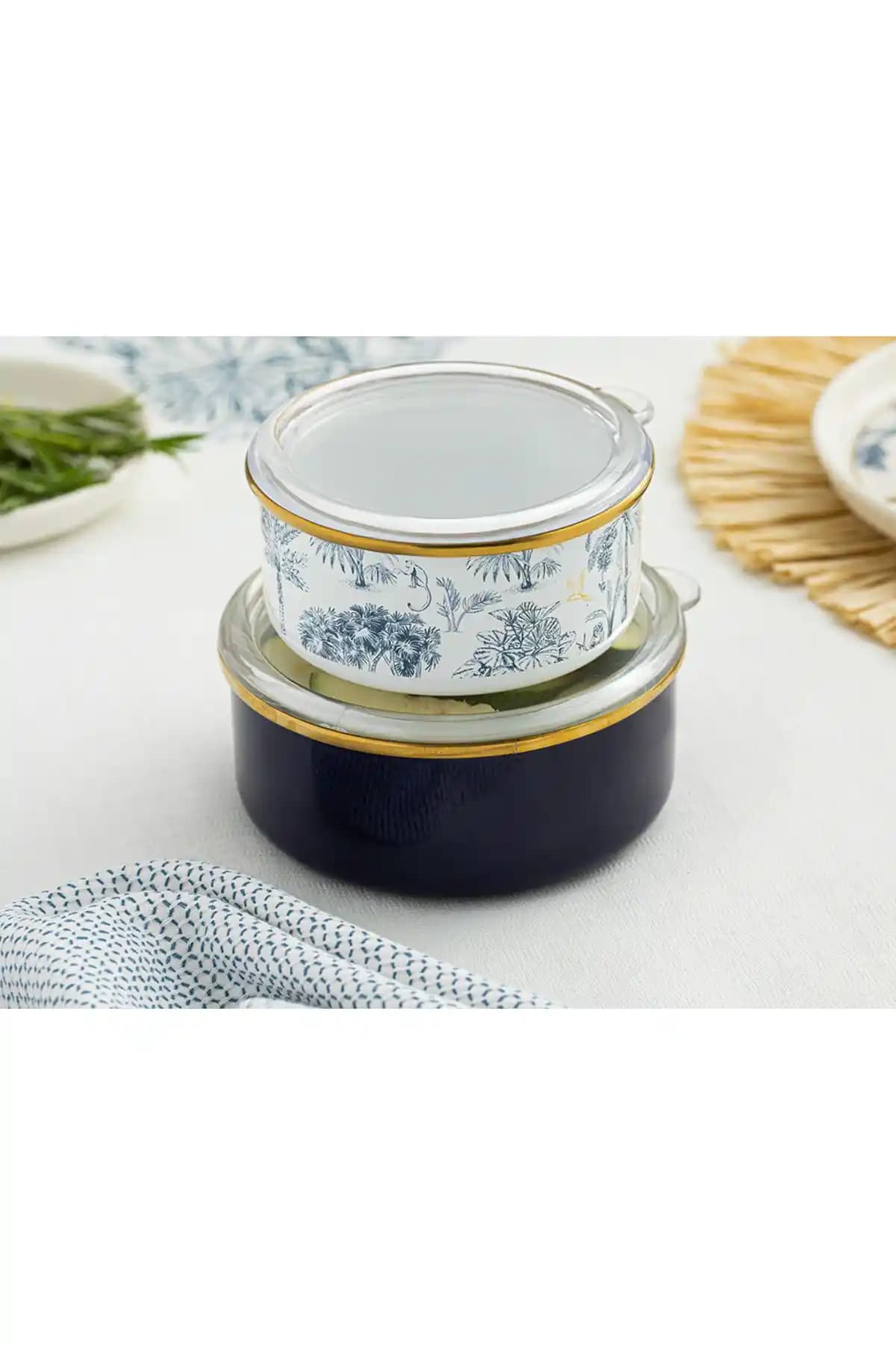 English Home Emaye Saklama Kapları ile Modern ve Şık Mutfak Dekorasyonu