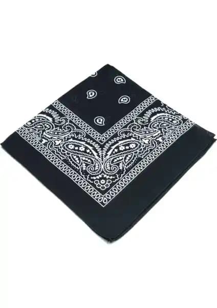 Fular Marketi Yeni Sezon Unisex Etnik Desenli Pamuk Bandana - Çok Yönlü ve Şık Aksesuar