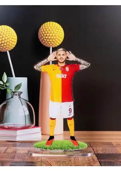 Galatasaray Icardı Pleksi Biblo Resmi Lisanslı Spor Koleksiyonu İçin Uygun Bir Hatıra