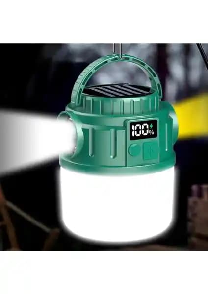 Harry Güneş Enerjili Çok Modlu Kamp Lambası ve Feneri ile Dış Mekan Aydınlatması