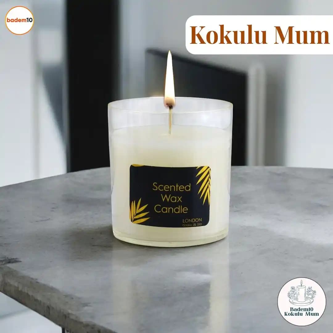 Hediyelik Kokulu Mumlar Dekorasyonda Zarafetin ve Huzurun Simgesi