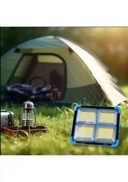 Hightek 200W LED Portatif Solar Projektör: Çok Amaçlı ve Çevre Dostu Aydınlatma Çözümü