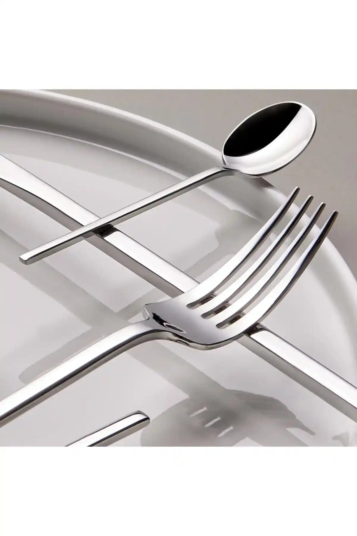 Karaca Look 316+ Çelik 84 Parça 12 Kişilik Premium Sofra Takımı Modern Tasarım