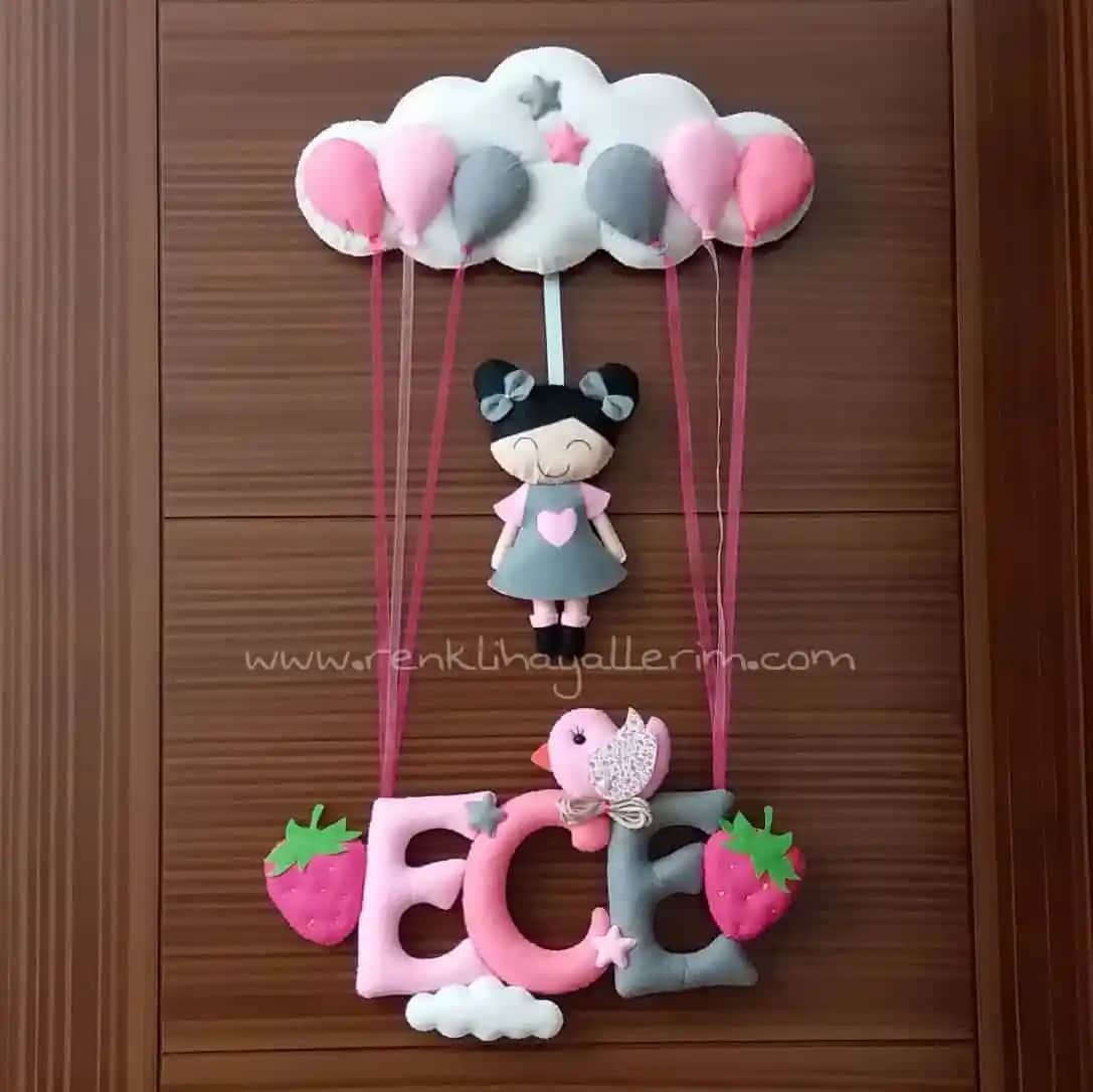 Kız Bebek Kapı Süsü Dekorasyonu: Farklı Modeller ve Trendler Hakkında Detaylar