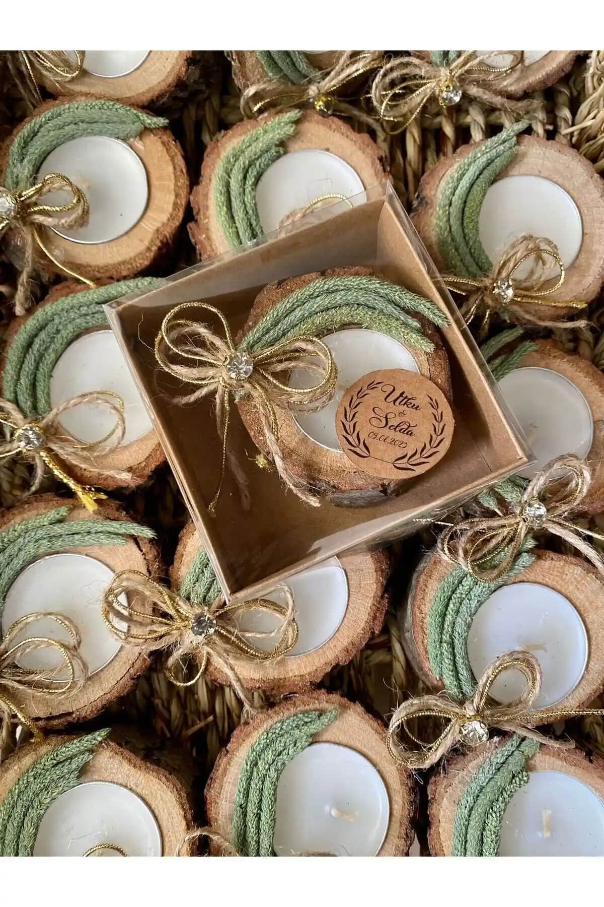 Kütük Mumlar Dekorasyon ve Hediyelik Seçenekleriyle Doğal Şıklık Sunar