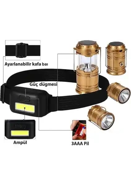 MercampOutdoor Güneş Enerjili Çok Fonksiyonlu Kamp Feneri ve Kafa Lambası Ürün İncelemesi