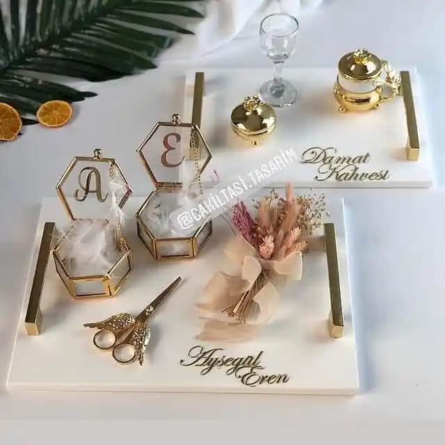 Mermer Nişan Tepsisi Seçenekleri ve Dekorasyon İpuçları