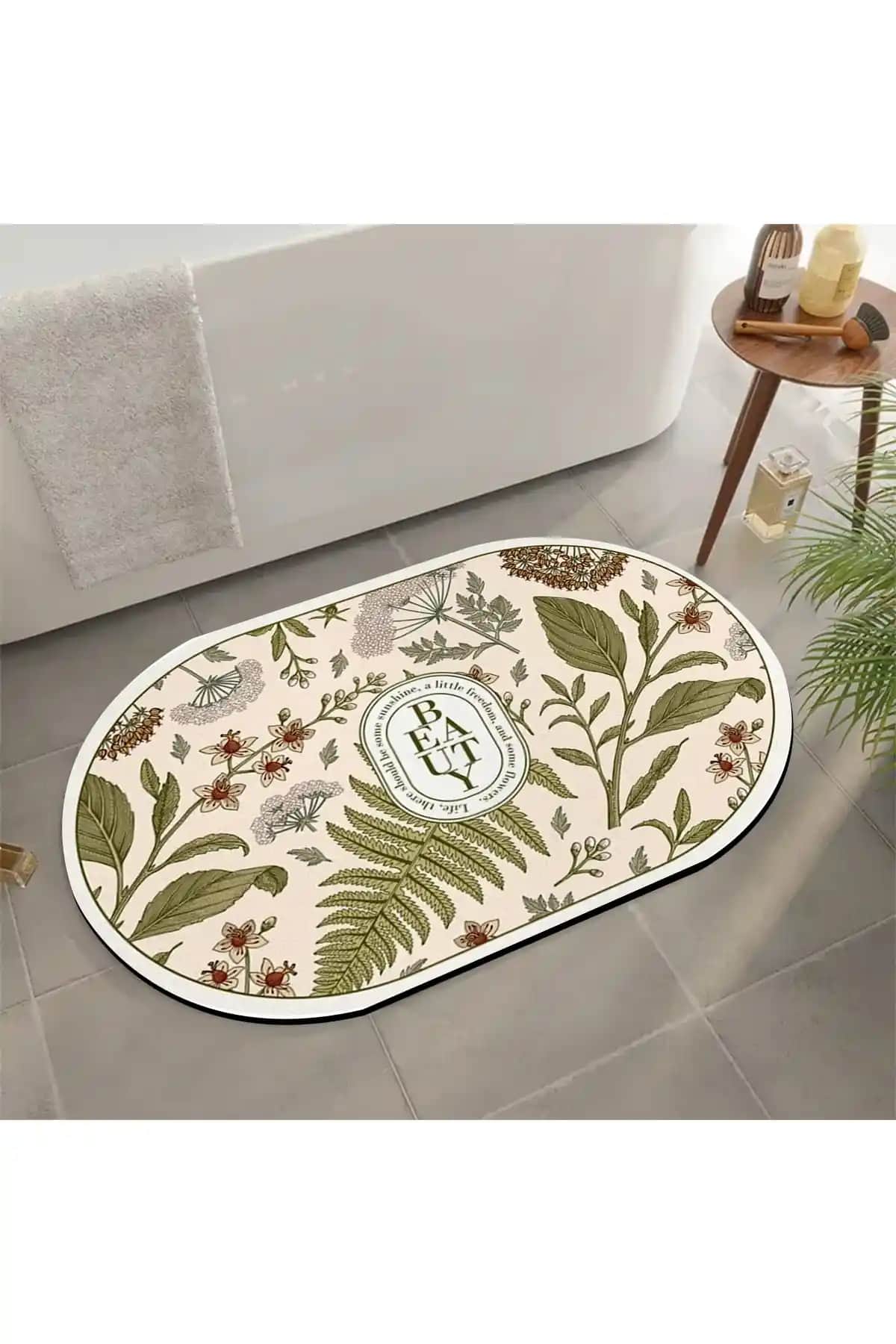 Modern Banyo Dekorasyonunda Pratik ve Şık Tek Parça Paspas Seçenekleri