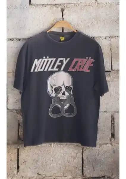 Mötley Crüe 1983 Turnesine İlham Veren Vintage Rock Tişörtü