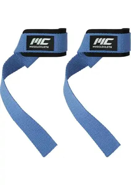 Musclecloth Padded Lifting Straps Mavi: Konfor ve Dayanıklılık Sunan Spor Aksesuarı