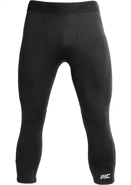Musclecloth Training Erkek 3/4 Siyah Tayt: Konfor ve Performansı Bir Arada Sunar