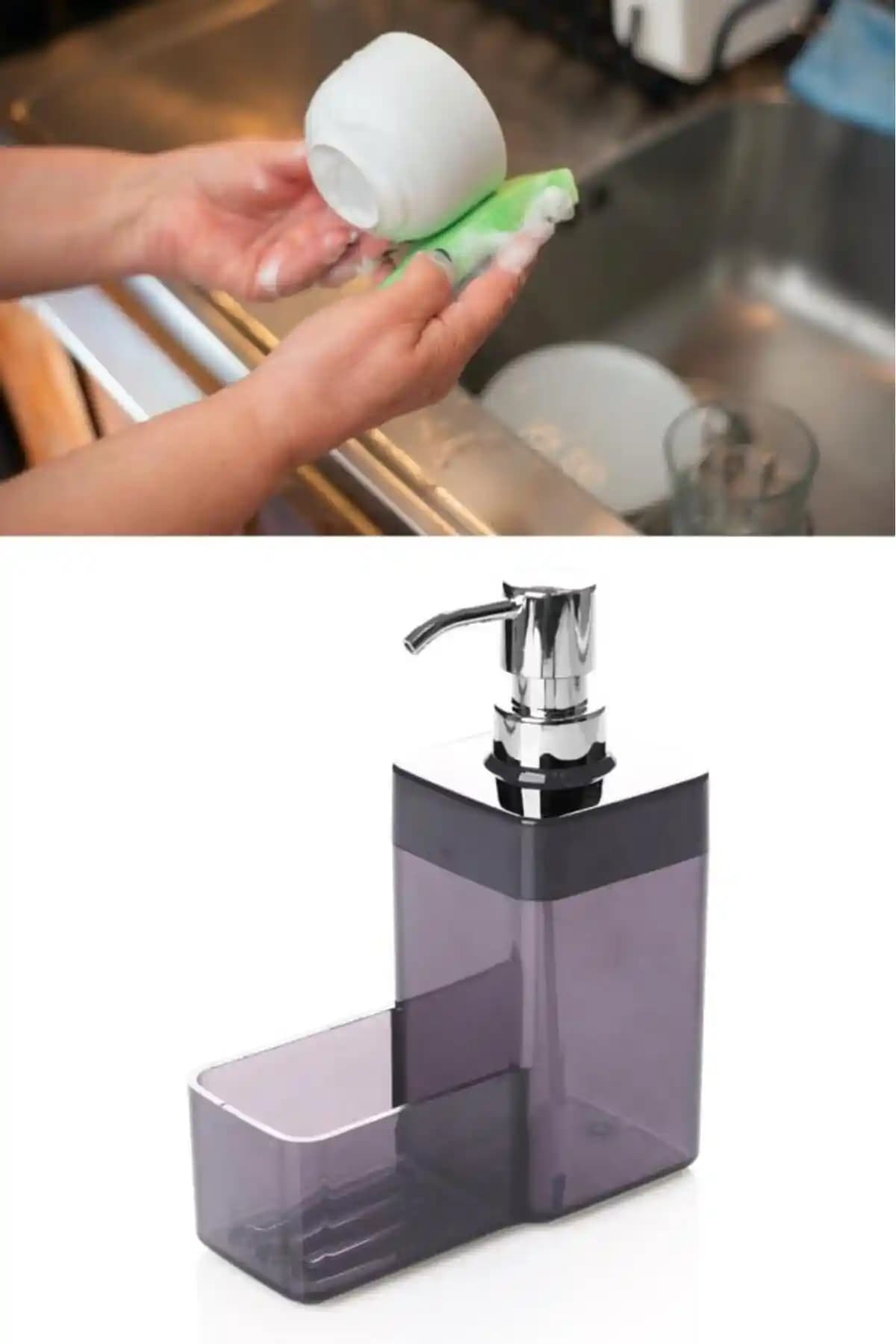 Mutfak Dekorasyonunda Şıklık ve İşlevselliği Bir Arada Sunan Bulaşık Sabunlukları