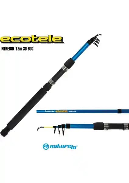 Nature In Ecotele 1.80M 30-60G Teleskopik Balıkçılık Olta Çantasıyla Doğada Güvenli ve Pratik Balık Avı