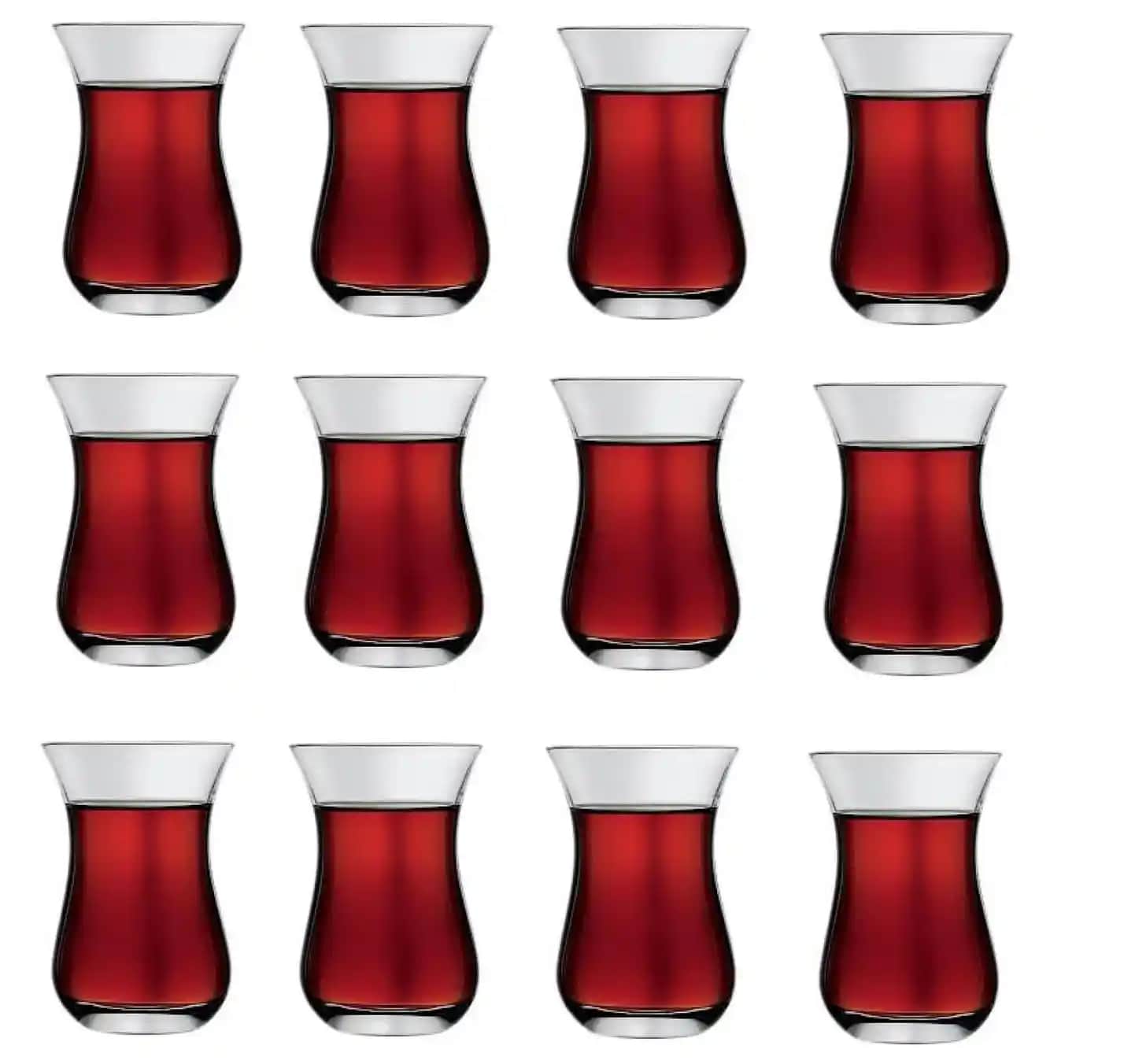 Paşabahçe 12'li Çay Bardağı Setleri: Şıklık ve Dayanıklılığı Bir Arada Sunar