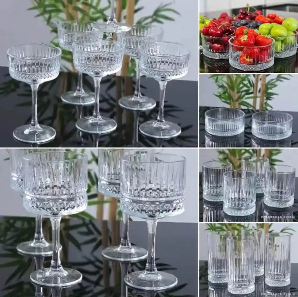 Paşabahçe Elysia Set: Modern ve Zarif Cam Yemek Takımı ve Dekorasyon Seçenekleri