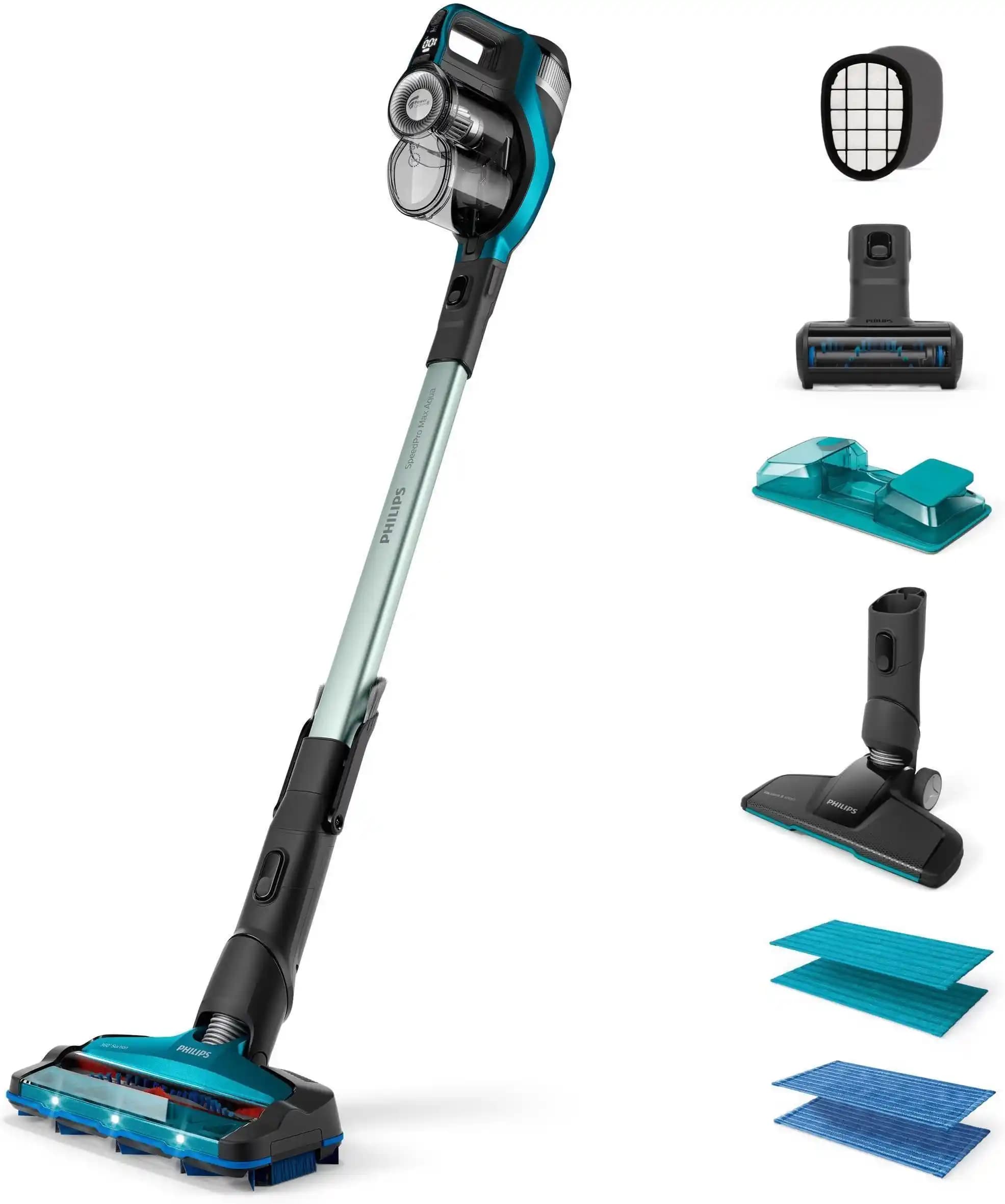 Philips SpeedPro Max Aqua: Modern ve Çok Amaçlı Kablosuz Süpürge ile Ev Dekorasyonunu Tamamlayın