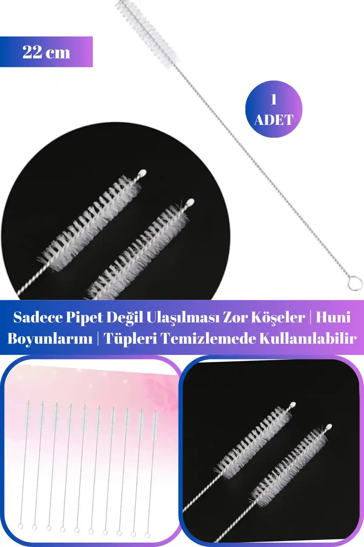 Pipet Temizleme Fırçası: Laboratuvar ve Dekorasyon Alanlarında Çok Yönlü Temizlik Çözümü