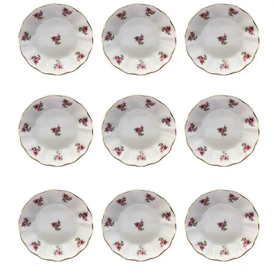 Porland Çiçekli Tabaklarla Dekorasyonunuzu Şık ve Fonksiyonel Hale Getirin