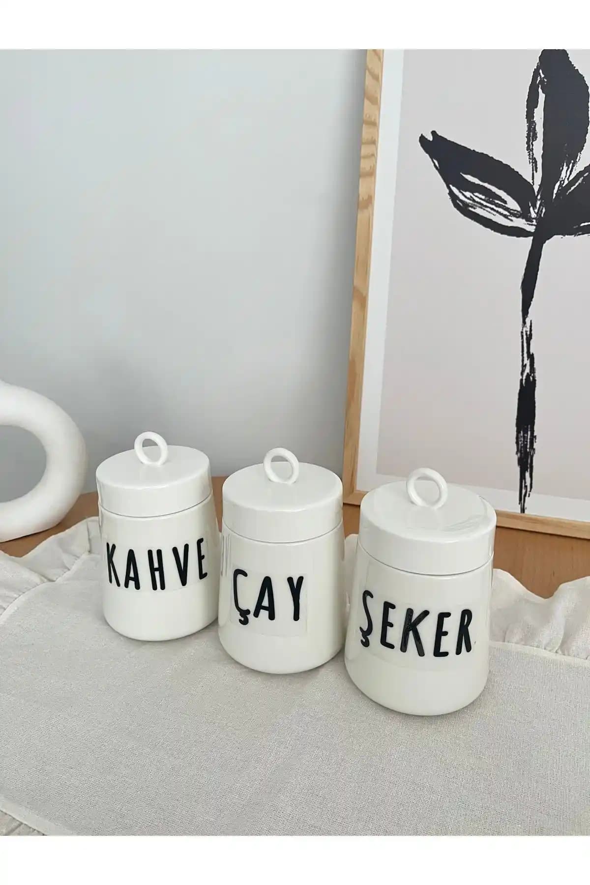 Porselen Çay ve Kahve Kavanozları: Estetik ve Fonksiyonellik Sunan Modern Dekorasyon Seçenekleri