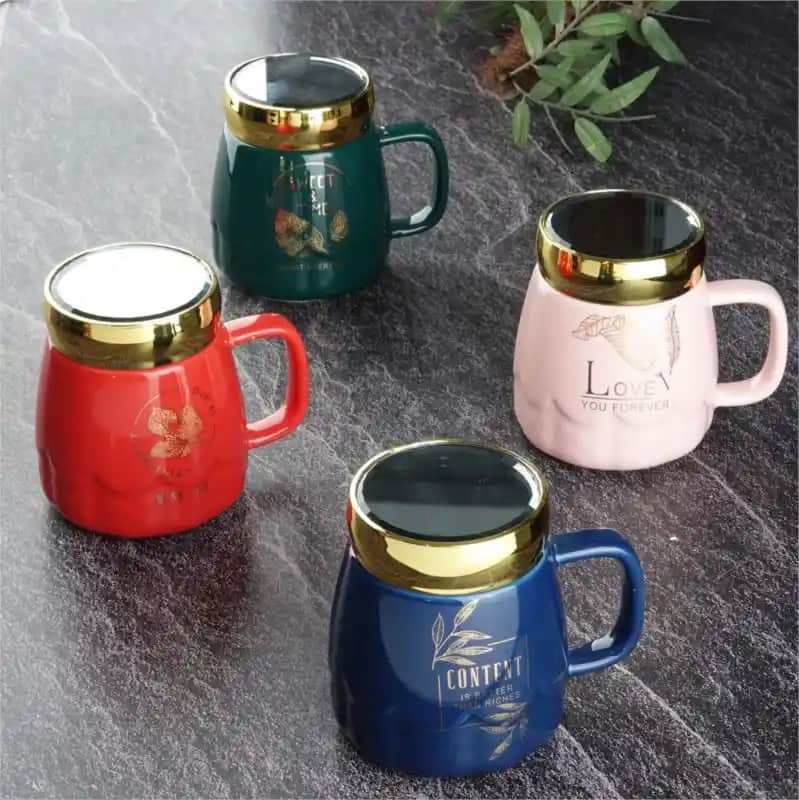 Porselen Kapaklı Kupalar: Estetik ve Fonksiyonelliğin Modern Buluşması