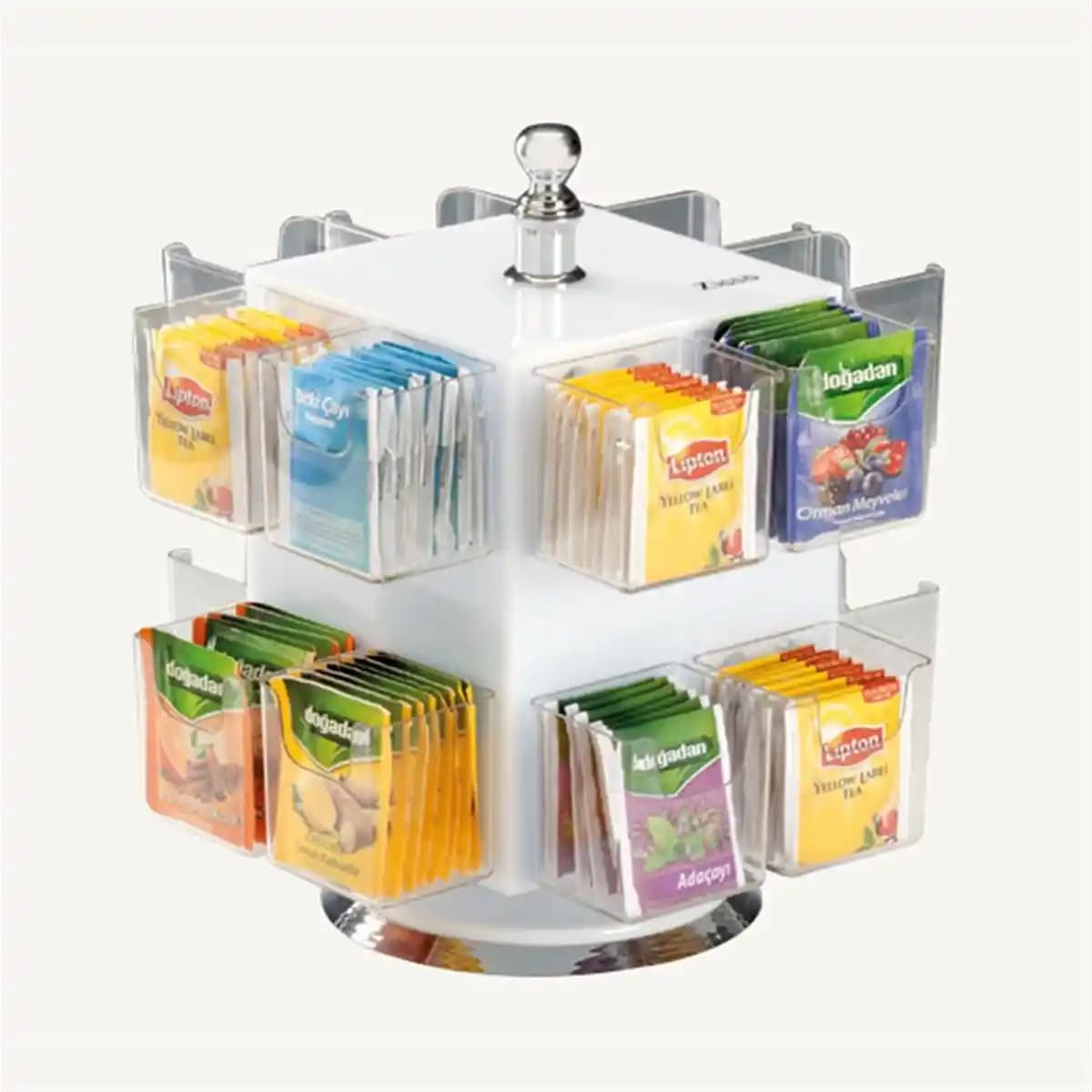 Poşet Çay Standları: Mutfak ve İşletme Dekorasyonunda Fonksiyonel ve Estetik Çözüm