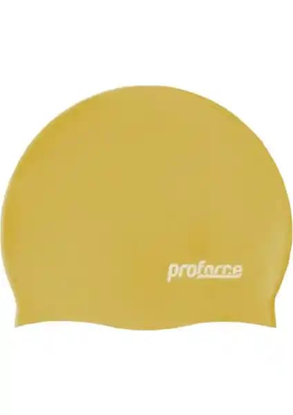 Proforce Bone Silikon Yüzme Bonesi SB01 Sarı: Su Geçirmez ve Esnek Yüzme Aksesuarı