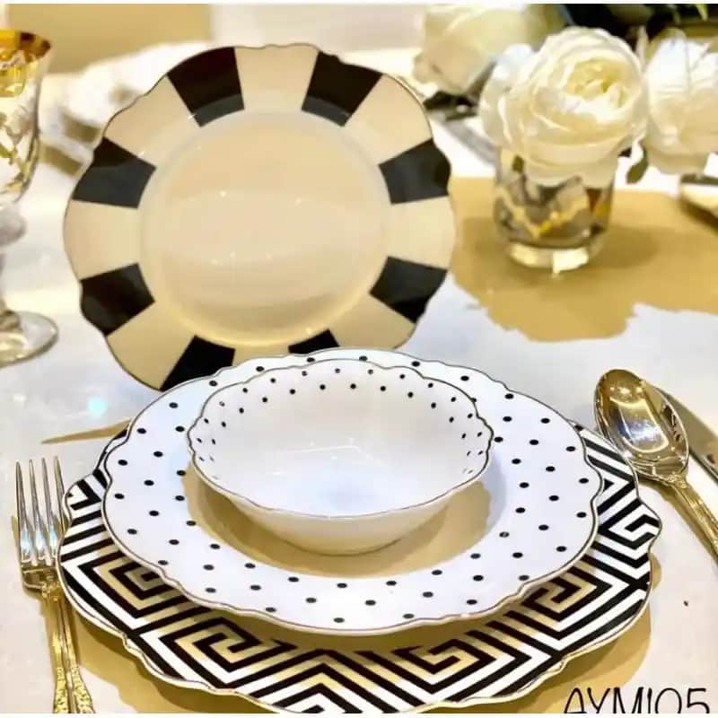 Puantiyeli Yemek Takımlarıyla Sofralarınıza Şıklık Katmanın Yolları ve Modelleri