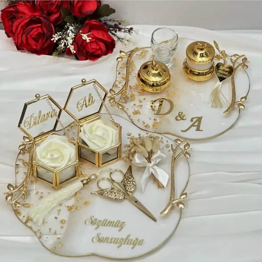 Sade Nişan Tepsisi Modelleri ve Dekorasyon İpuçlarıyla Zarif Seçenekler
