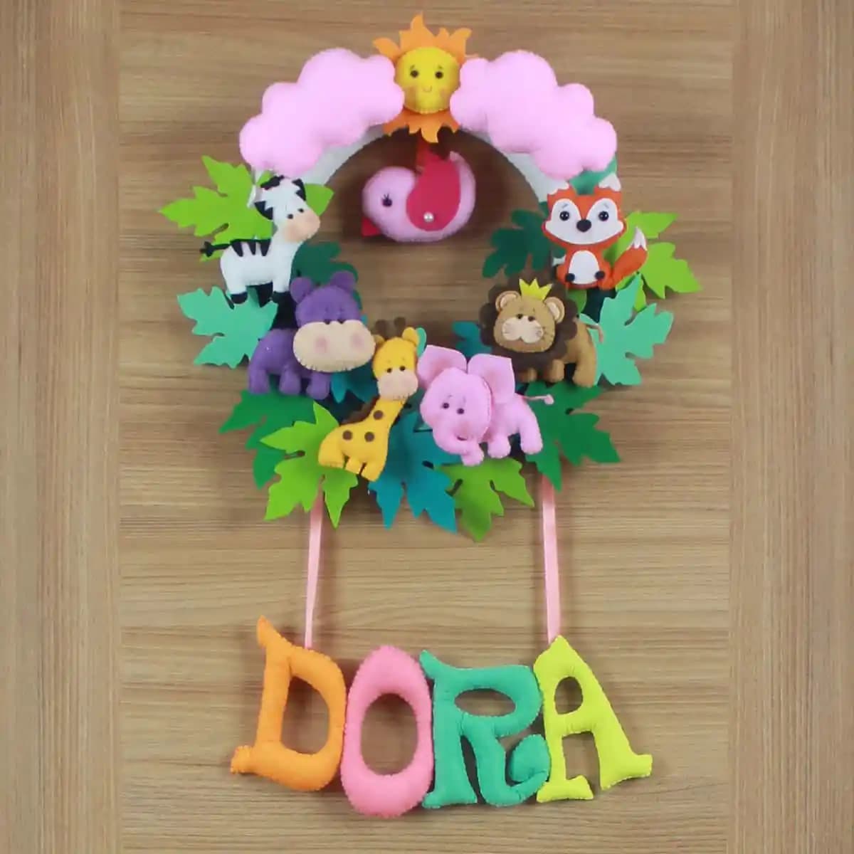 Safari Temalı Kapı Süsü ile Evinize Doğal ve Şık Bir Dokunuş Katın