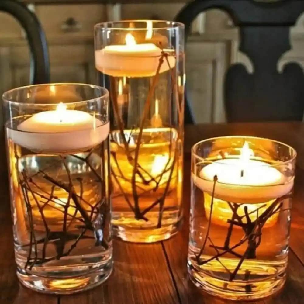 Şeffaf Cam Mumluklar ile Modern ve Zarif Dekorasyon Çözümleri