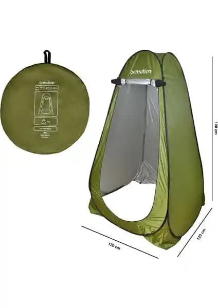 Sensation Duş WC ve Giyinme Kamp Alanı Çadırı: Çok Amaçlı ve Dayanıklı Kamp Çözümü
