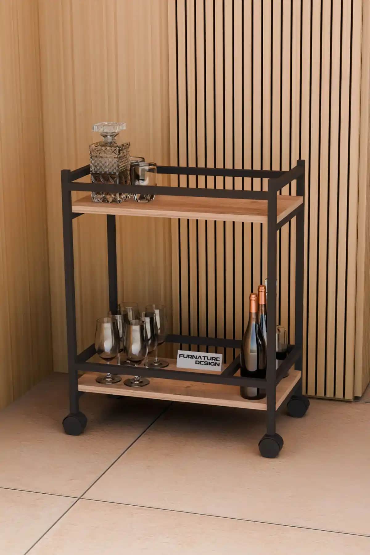 Servant Arabası Dekorasyon ve Mobilyada Şıklık ile İşlevselliğin Buluşması