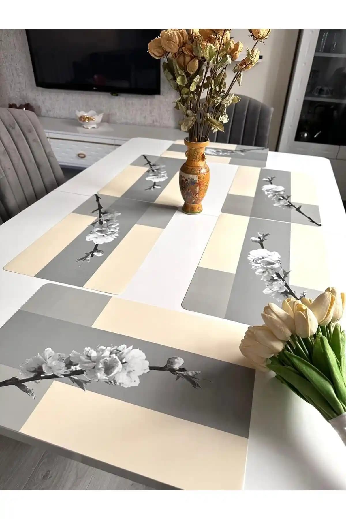 Silinebilir Amerikan Servislerle Modern ve Pratik Sofra Dekorasyonu Çözümleri