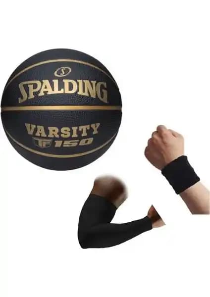 Spalding Varsity Black Gold TF-150 Basketbol Topu Performans ve Şıklık Sunar