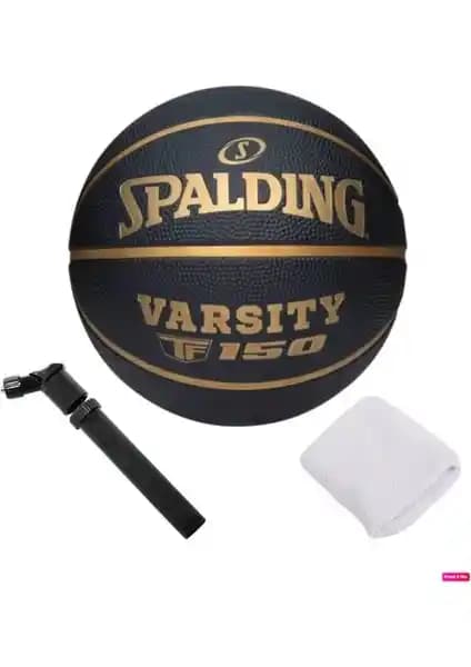 Spalding Varsity Black Gold TF-150 Basketbol Topu Yüksek Performans ve Şıklık
