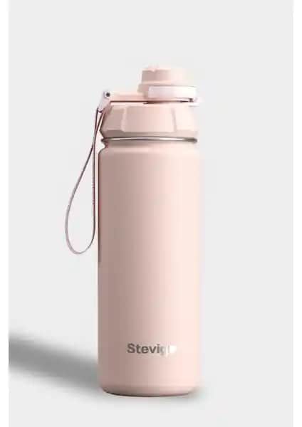 Stevig 1 Hand Leak-Proof Sızdırmaz Çelik Termos 500 Ml Icy Pink Günlük Kullanım İçin